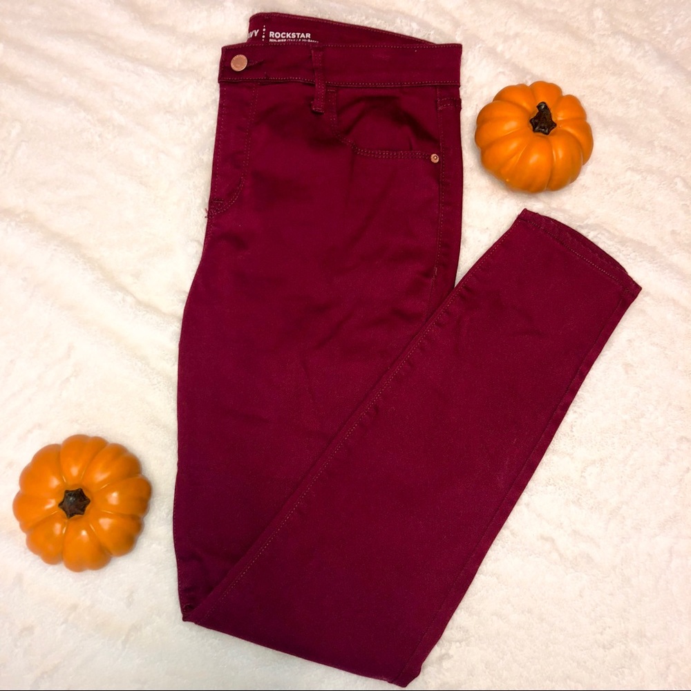 Old Navy Mid-Rise Rockstar Jeans